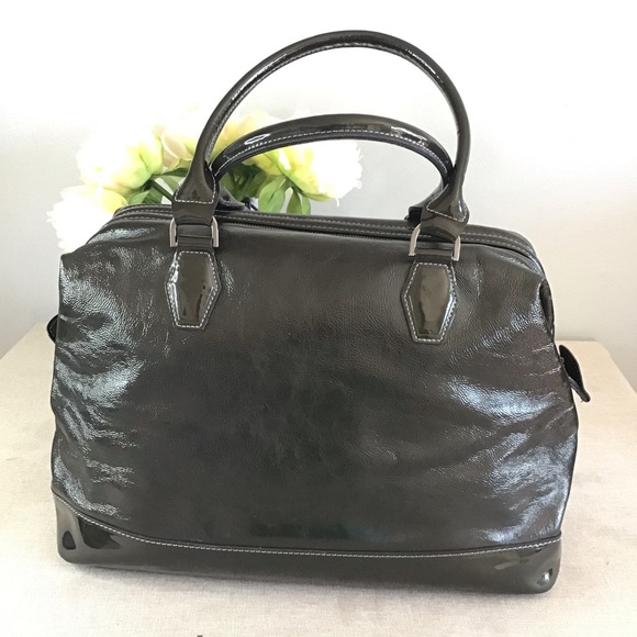 🛍Longchamp Large Legende Verni Satchel Bag - Picture 2 of 13